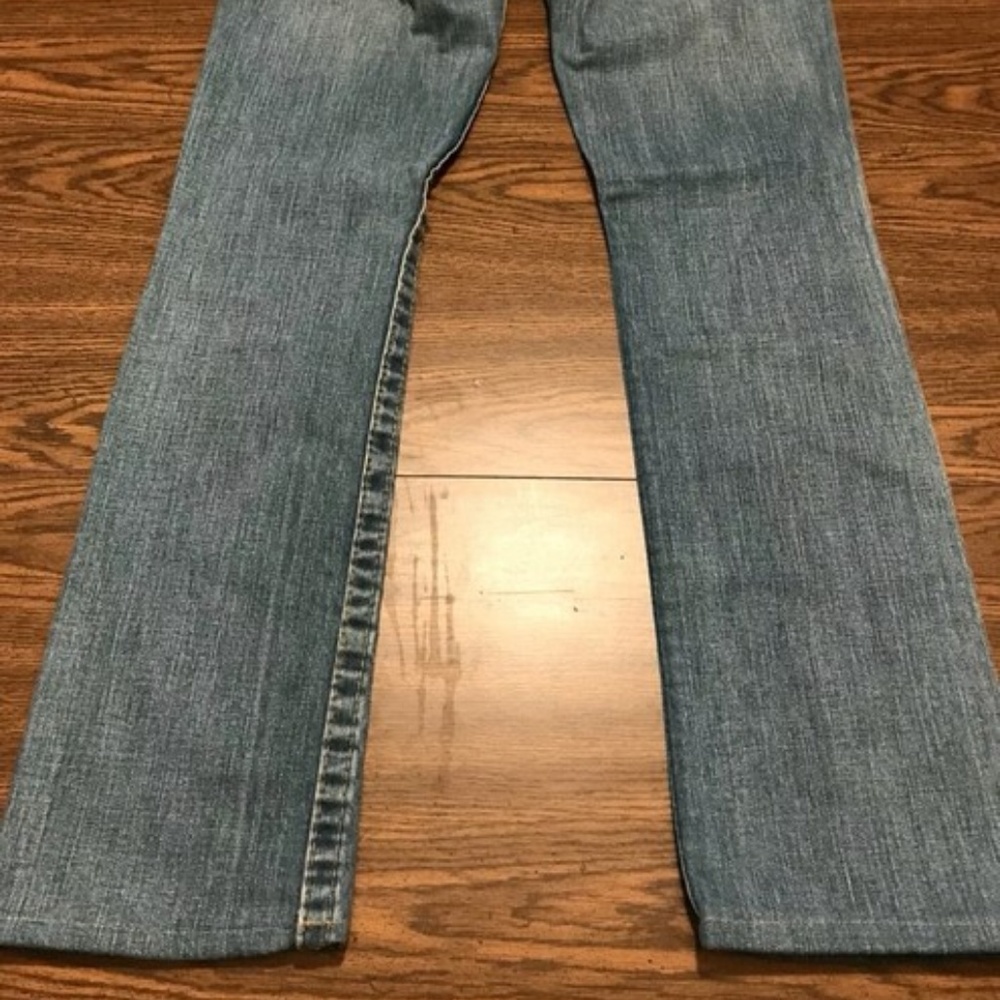True Religion Denim Distressed Straight Leg Jeans - Picture 3 of 4